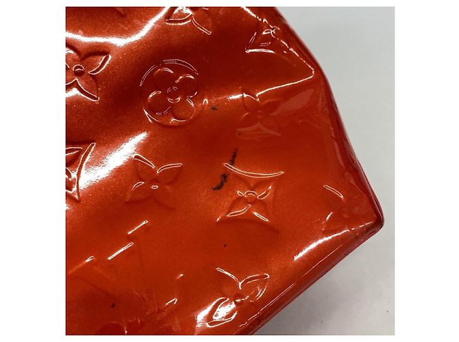 Borsa Louis Vuitton Vernis Wilshire PM Rosso - vista 7
