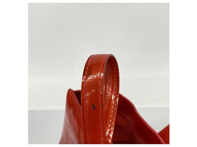 Borsa Louis Vuitton Vernis Wilshire PM Rosso - vista 8