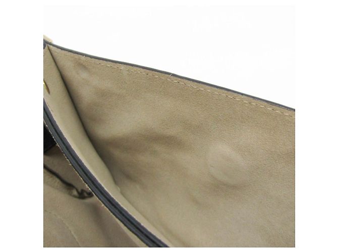 Borsa a spalla in pelle e suede Chloé Faye da donna in verde scuro - vista 17