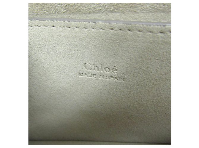 Borsa a spalla in pelle e suede Chloé Faye da donna in verde scuro - vista 18