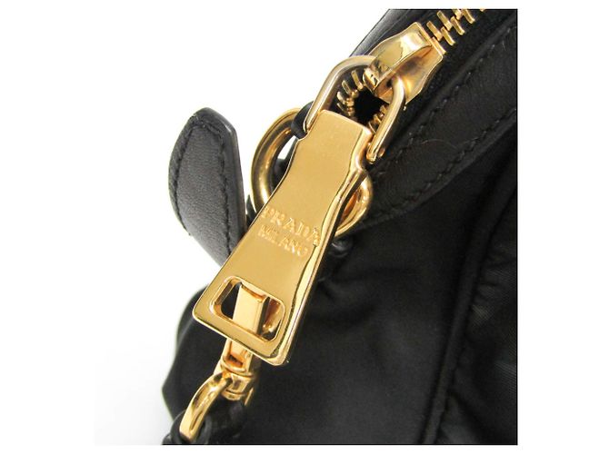 Borsa a mano e borsa a spalla Prada TESSUTO BL0627 per donne Nero - vista 12