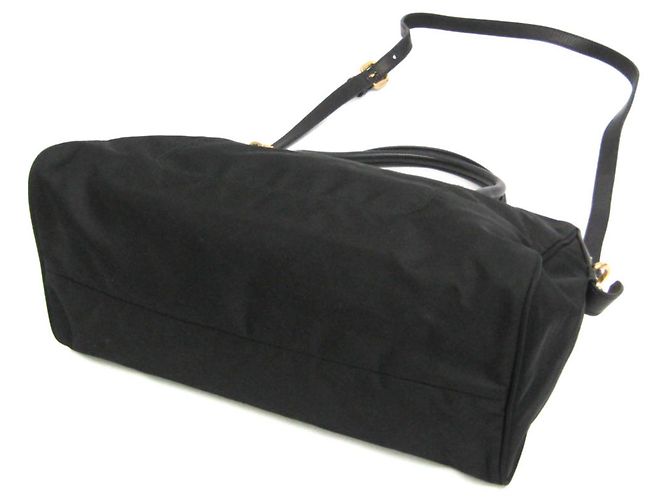 Borsa a mano e borsa a spalla Prada TESSUTO BL0627 per donne Nero - vista 3