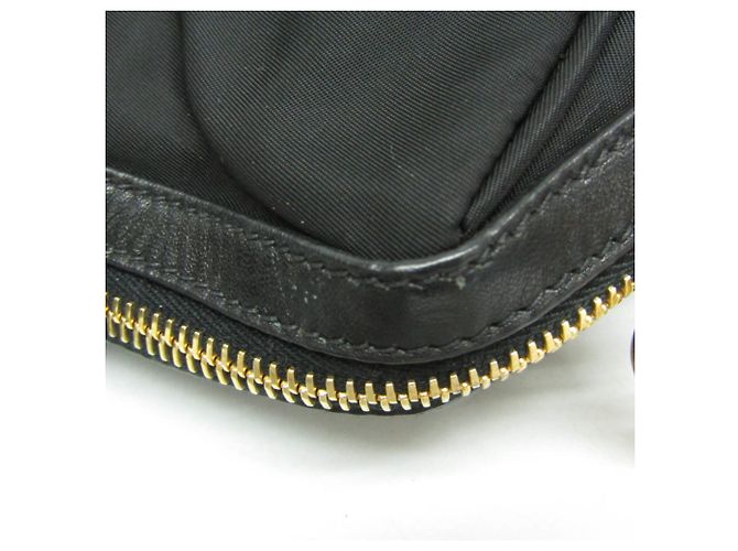 Borsa a mano e borsa a spalla Prada TESSUTO BL0627 per donne Nero - vista 6