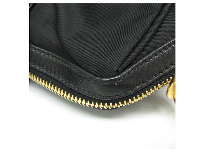Borsa a mano e borsa a spalla Prada TESSUTO BL0627 per donne Nero - vista 7