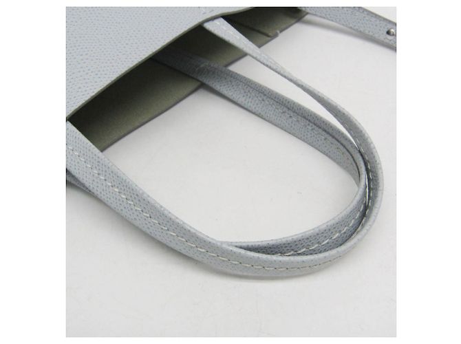 Céline Borsa a Spalla Piccola in Pelle Celine Vertical Cabas Marrone Blu chiaro - vista 11