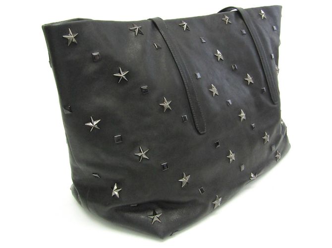 Pimlico Leder Tote Bag von Jimmy Choo Schwarz - Ansicht 11