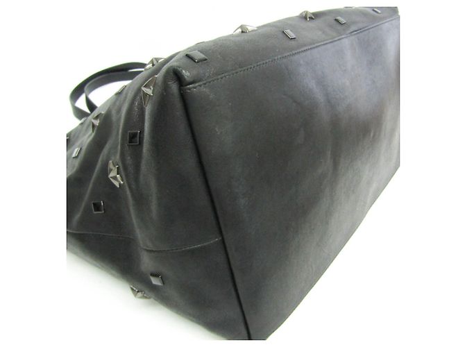 Pimlico Leder Tote Bag von Jimmy Choo Schwarz - Ansicht 4