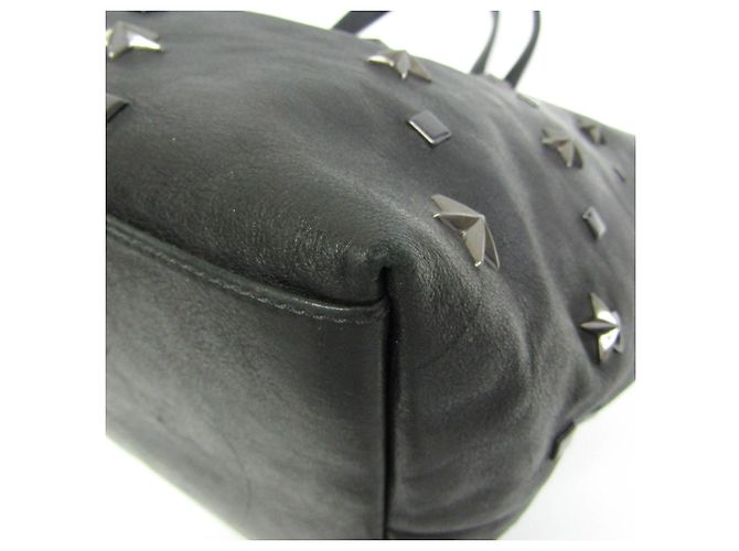 Pimlico Leder Tote Bag von Jimmy Choo Schwarz - Ansicht 5