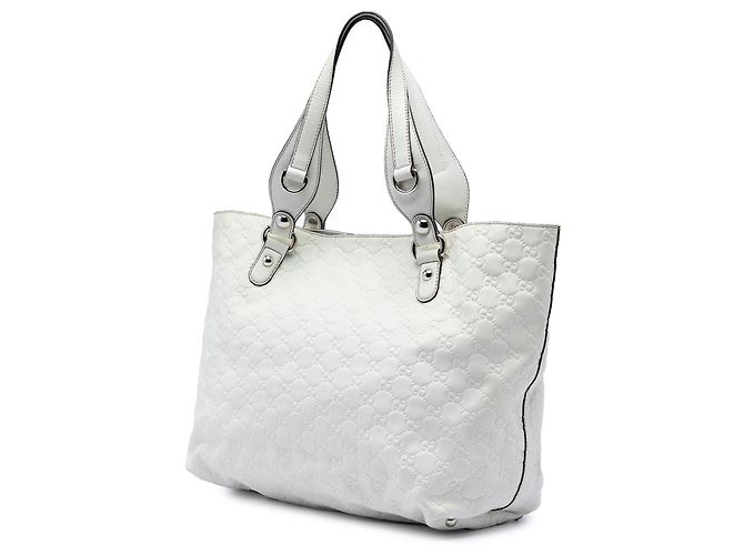 Saco Tote Gucci White Guccissima Icon Bit Branco - vista 2