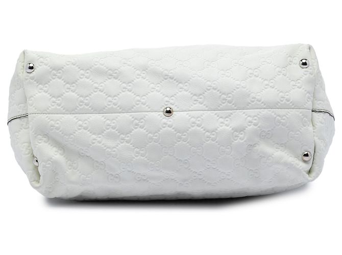 Saco Tote Gucci White Guccissima Icon Bit Branco - vista 3