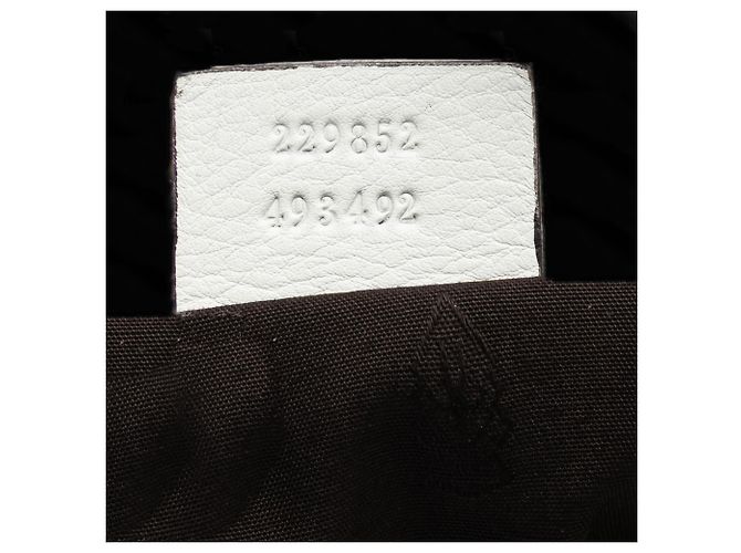 Saco Tote Gucci White Guccissima Icon Bit Branco - vista 6