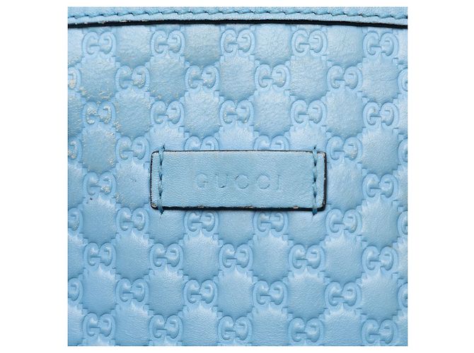 Borsa mini Microguccissima blu di Gucci Blu chiaro - vista 5