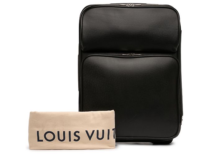 Louis Vuitton Pegase 55 in Taiga nera Nero - vista 14