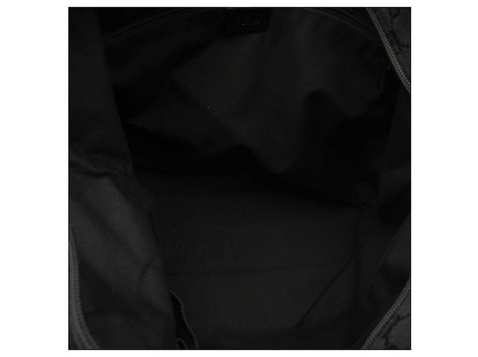 Gucci Schwarze GG Canvas Vertikale Tote - Ansicht 4