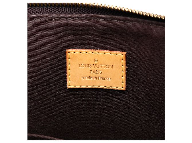 Louis Vuitton Purple Monogram Vernis Bellevue GM Porpora - vista 5