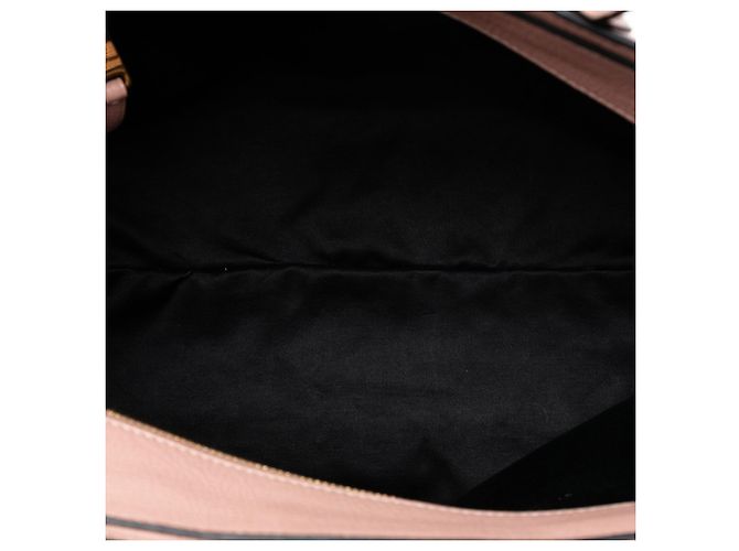Borsa a mano in pelle di capra rosa Madras con tasca frontale Miu Miu - vista 4