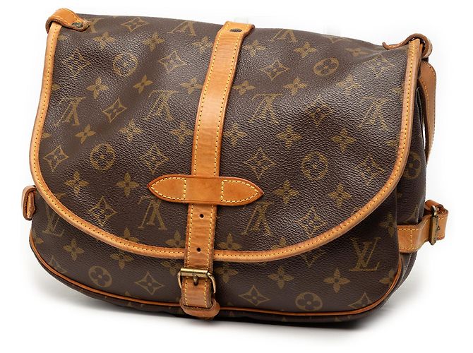 Louis Vuitton Braune Monogramm Saumur 30 - Ansicht 2