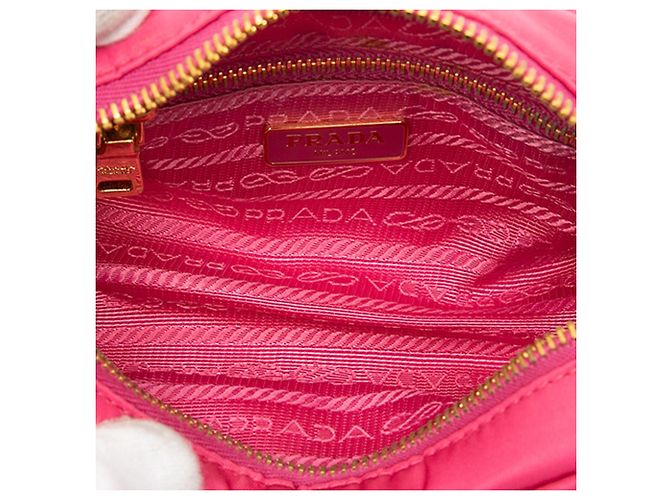 Pochette da polso Tessuto rosa Prada - vista 4