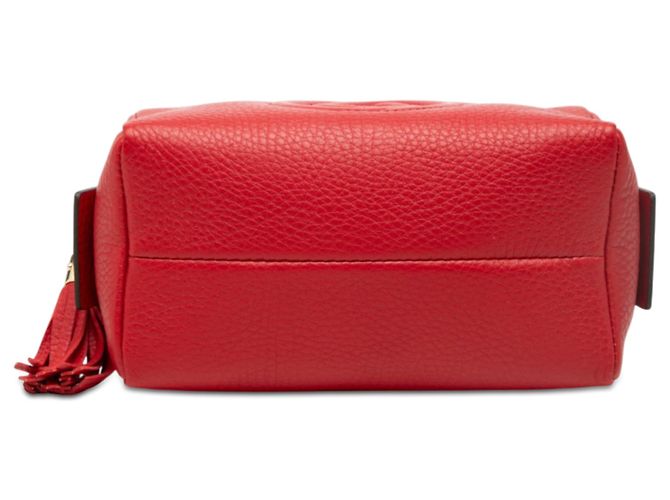 Gucci Rote Leder Soho Kosmetiktasche - Ansicht 3