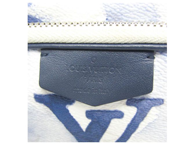 Pochette Outdoor Monogram Louis Vuitton M45763 Bianco Blu - vista 12