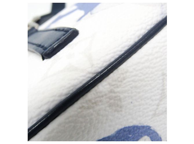Pochette Outdoor Monogram Louis Vuitton M45763 Bianco Blu - vista 4
