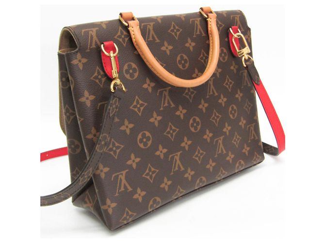 Borsa Louis Vuitton Monogram Marignan M44286 Rosso Monogramma - vista 10