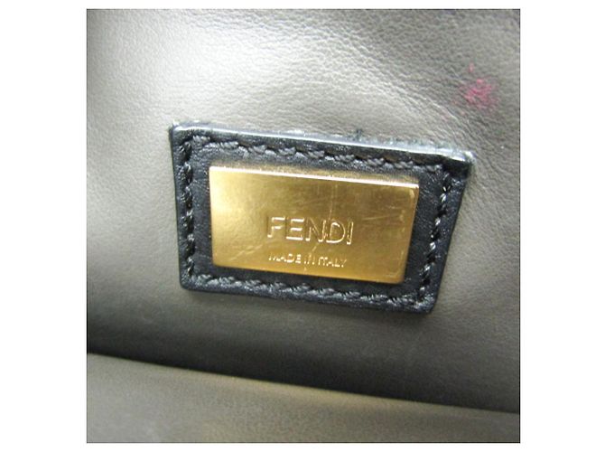 Borsa in pelle Fendi Toujour nera Nero - vista 18