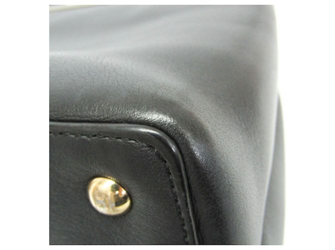 Borsa in pelle Fendi Toujour nera Nero - vista 6