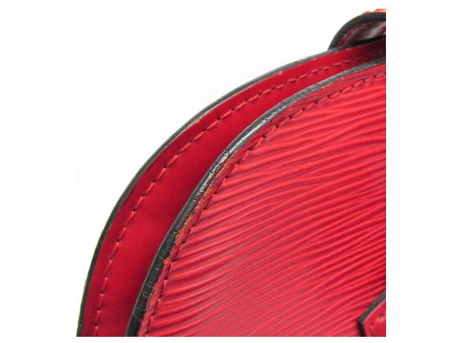 Borsa a Spalla Donna Louis Vuitton Epi Lussac M52287 Rosso - vista 10