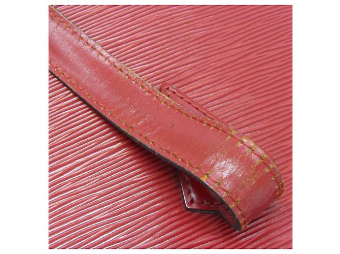 Borsa a Spalla Donna Louis Vuitton Epi Lussac M52287 Rosso - vista 13