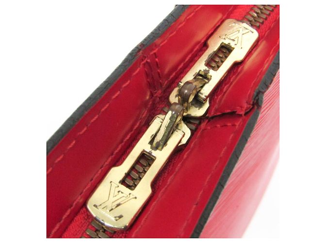 Borsa a Spalla Donna Louis Vuitton Epi Lussac M52287 Rosso - vista 15