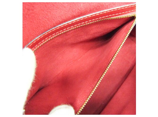 Borsa a Spalla Donna Louis Vuitton Epi Lussac M52287 Rosso - vista 16