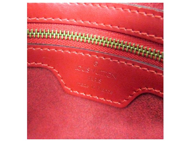Borsa a Spalla Donna Louis Vuitton Epi Lussac M52287 Rosso - vista 19