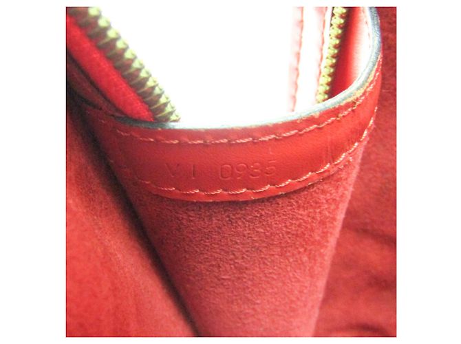 Borsa a Spalla Donna Louis Vuitton Epi Lussac M52287 Rosso - vista 20