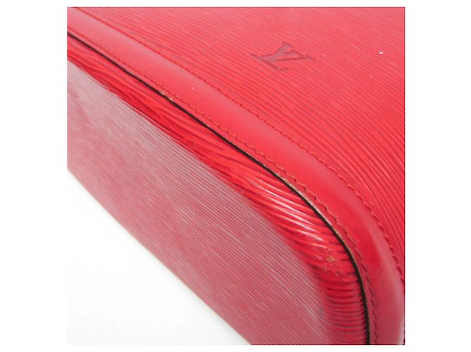 Borsa a Spalla Donna Louis Vuitton Epi Lussac M52287 Rosso - vista 5