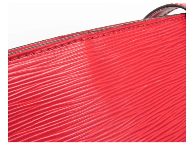 Borsa a Spalla Donna Louis Vuitton Epi Lussac M52287 Rosso - vista 8