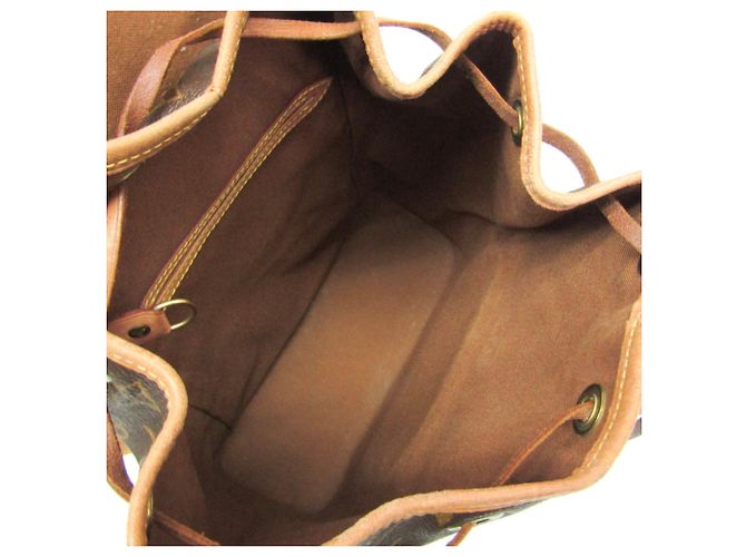 Louis Vuitton Monogram Montsouris MM Rucksack Braun - Ansicht 3