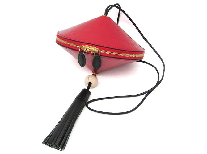 Borsa a Spalla Vernis Tupi Louis Vuitton Rosso - vista 6