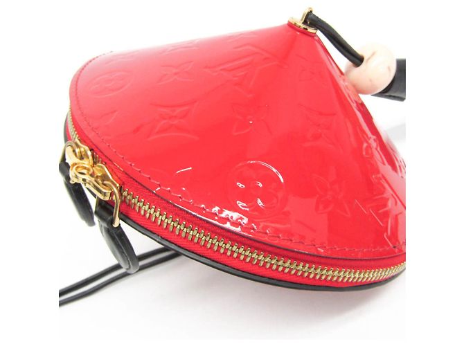 Borsa a Spalla Vernis Tupi Louis Vuitton Rosso - vista 8