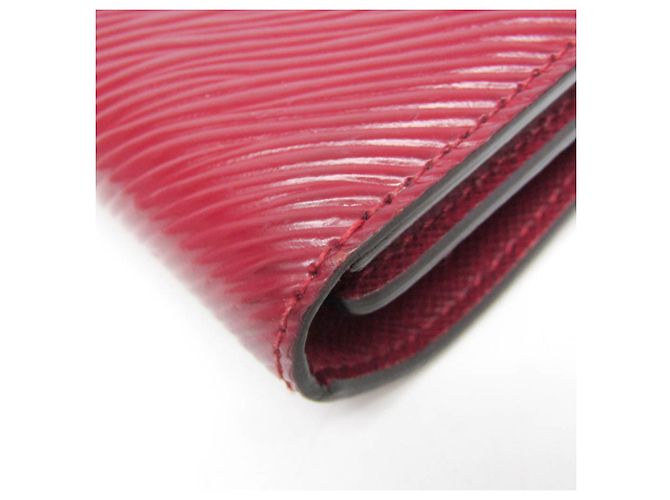Billetera Compacta Epi Twist Louis Vuitton M68607 Burdeos - vista 9