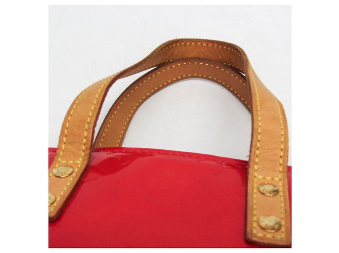 Borsa Louis Vuitton Monogram Vernis Reade PM Rosso - Ansicht 10