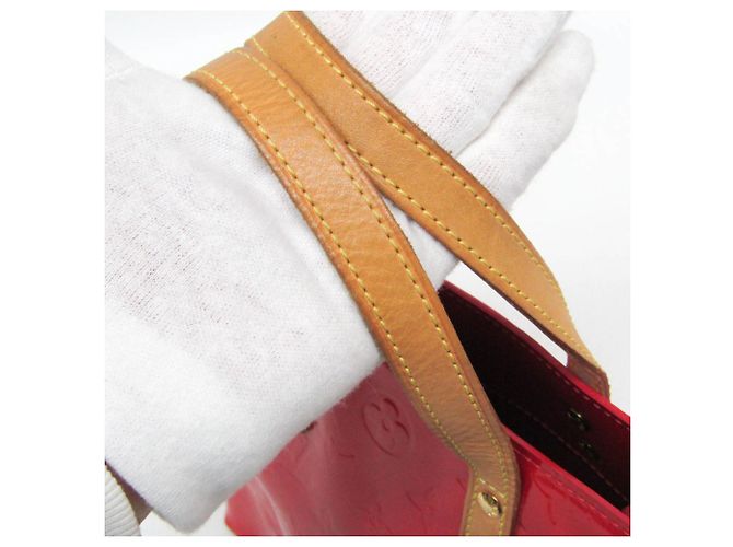 Borsa Louis Vuitton Monogram Vernis Reade PM Rosso - Ansicht 11