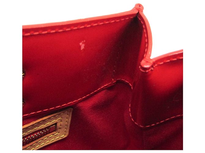 Borsa Louis Vuitton Monogram Vernis Reade PM Rosso - Ansicht 12
