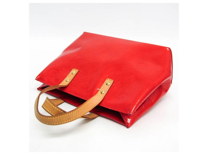 Borsa Louis Vuitton Monogram Vernis Reade PM Rosso - Ansicht 6