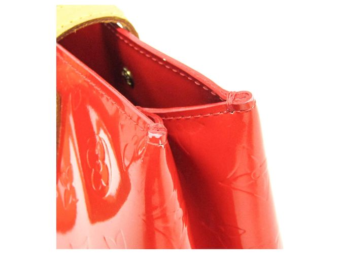 Borsa Louis Vuitton Monogram Vernis Reade PM Rosso - Ansicht 8