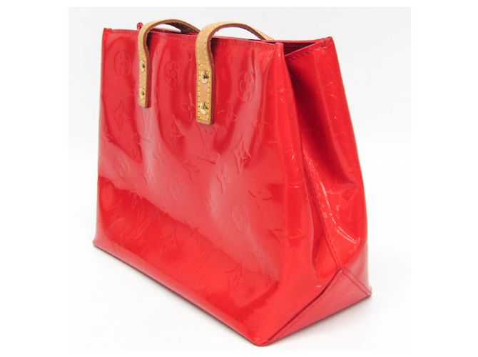 Borsa Louis Vuitton Monogram Vernis Reade PM Rosso - Ansicht 9