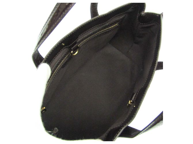 Borsa Louis Vuitton Monogram Vernis Wilshire PM Bordò - vista 3