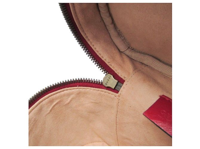 Gucci GG Marmont Damen-Leder-Rucksack mit Steppung Rot - Ansicht 10