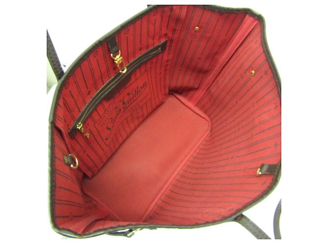 Louis Vuitton Damier Neverfull MM Tote Bag Braun - Ansicht 3