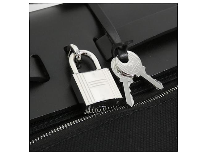 Borsa Hermès Herbag Zip PM Nero - vista 5